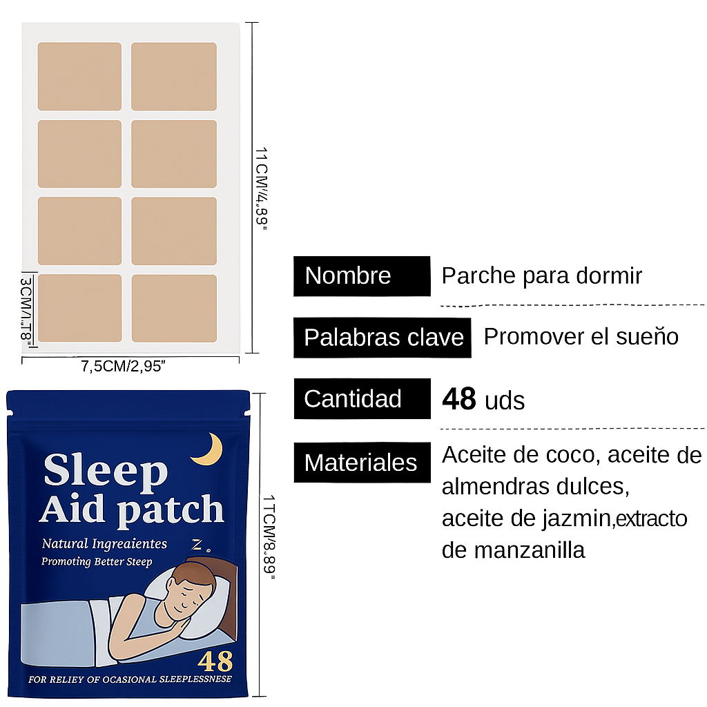 Parches transdérmicos para dormir